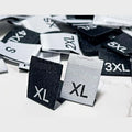 Custom Sample Clothes Size Label Sew Clothes High Density Comfort Garment Size Labels