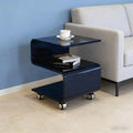 Modern Minimalist Transparent Acrylic  Coffee Table Rectangular Tray Side Table Living Room Plastic Furniture