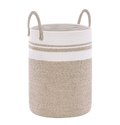 KUYUE Large Bathroom Laundry Basket Foldable Cotton Rope Storage Basket Opp Bag Home Organizer Folding Customizable Manual 1.2