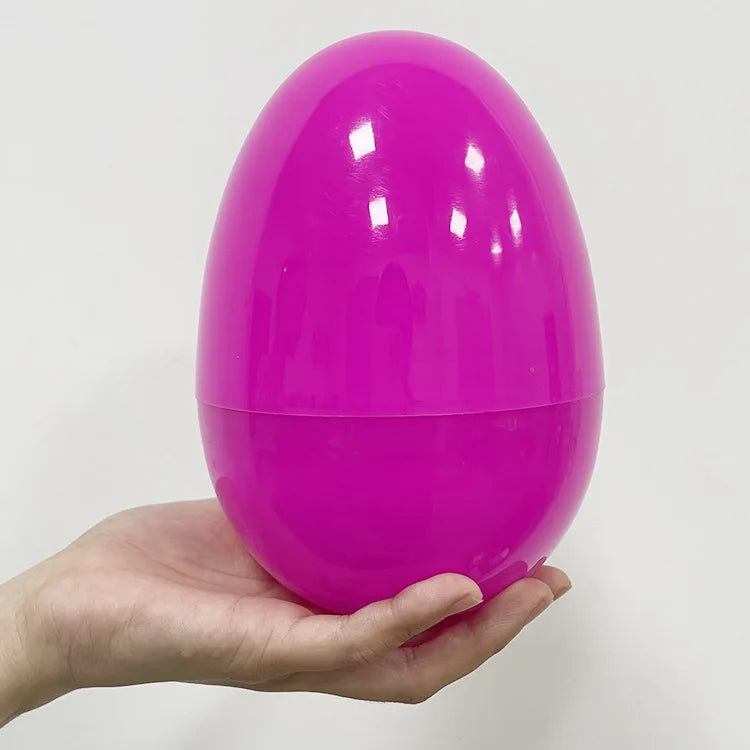 Wholesale Colorful Plastic Easter Plastic Egg Candies Chocolate Gift Toys Boxes Egg Shape Easter Decor