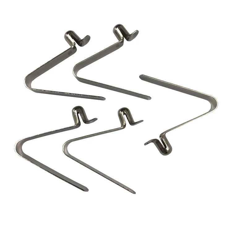 Hot Sale Small Spring Button Lock Kayak Paddle Tent Clip 65Mn Steel Nickel Plated for Industrial Use