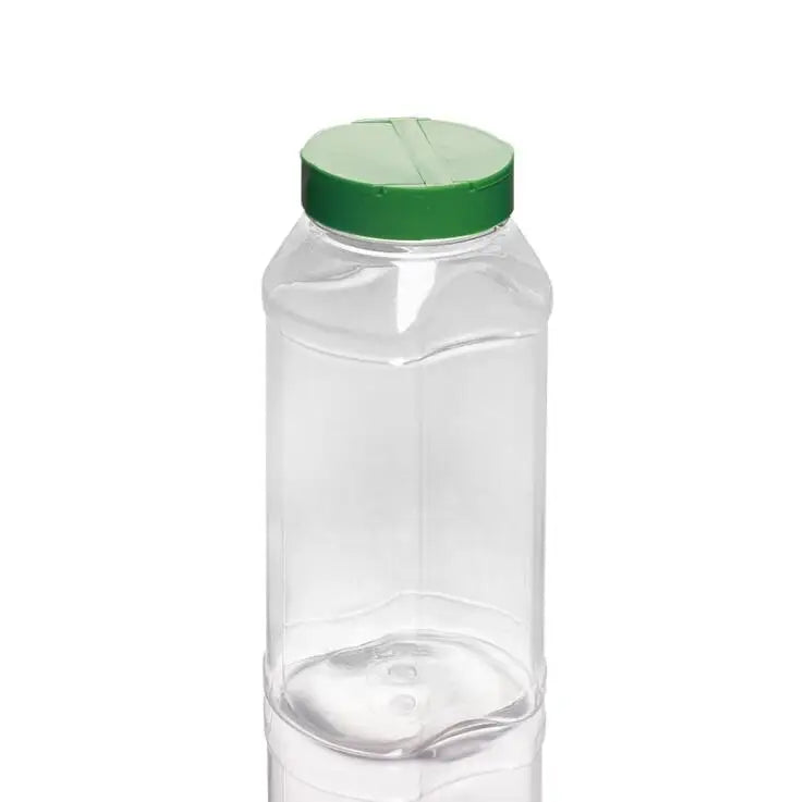 Wholesale 400ml 800ml Square Plastic Spice Jars Bottles Empty Seasoning Containers for Condiment Salt Pepper Powder
