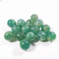 2026 2021 Popular Plating Terahertz Bead Stone Terahertz Ball Green Fluorite Balls Sphere