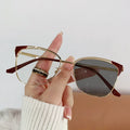 New Metal Photochromic Cat Eye Square Anti Blue Light Glasses Optical Frames Computer Eyeglasses Eyewear Spectacles