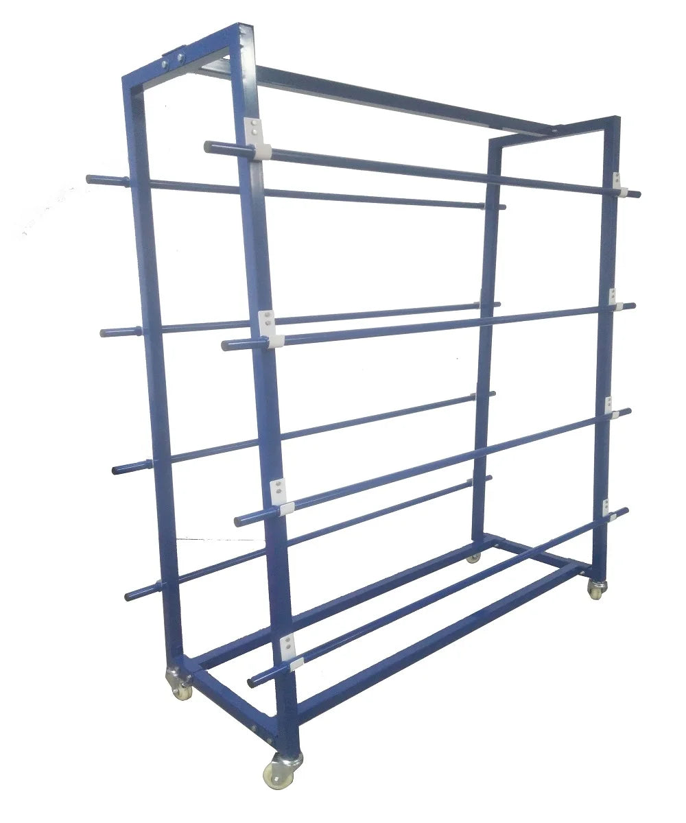 Clothing Factory Retail Metal Roll Cloth Fabric Silk Scarf Curtain Carpet Sample Hangclothes Stand Storage Display Rack
