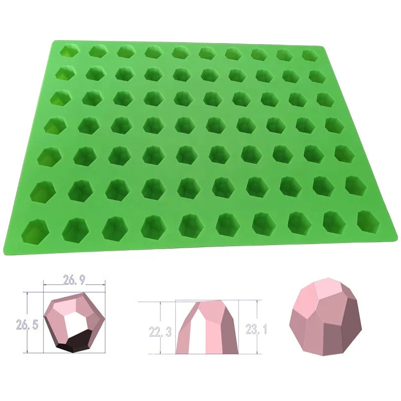 Customized Silicone Mold Ice Mountain Shape Chocolate Ice Cube Mold Gummy Chocolate Molds