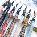 Factory Price Winter Phone Straps Fashion Classic ID Badge Holders Animal Phone Neck Straps with Keyring Mobile Fur Lanyard