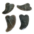 Huiying Arrival smoky quartz stone gua sha spiky heart plate scraping massager