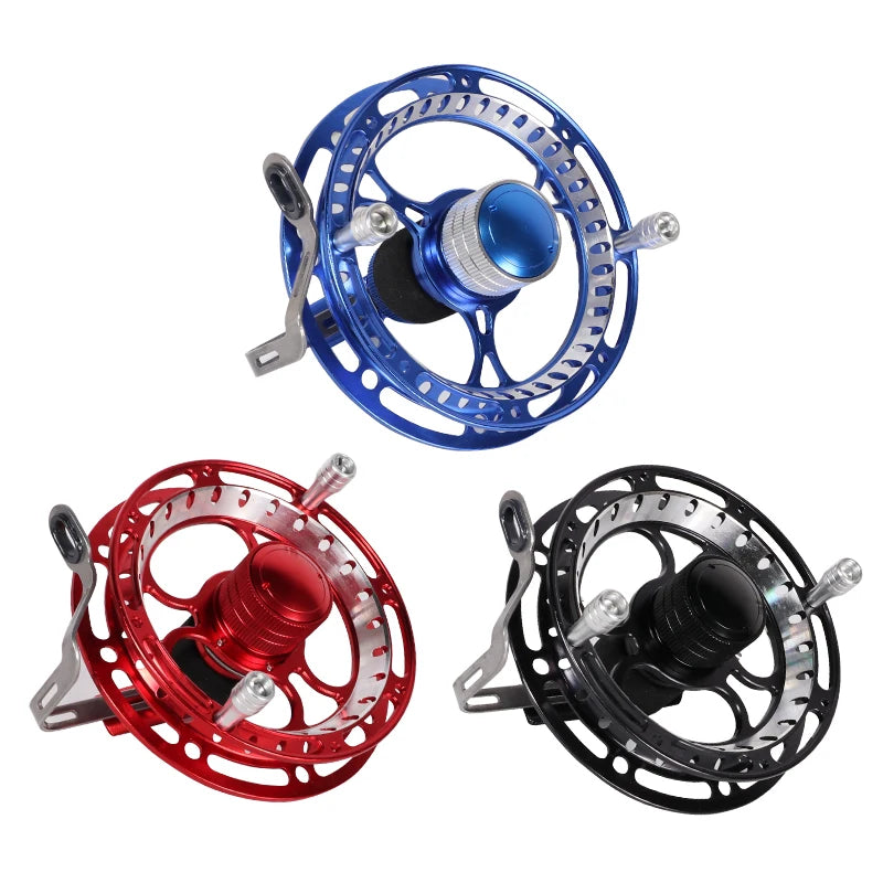KALIOU Full Metal Lightweight Left Hand Deepsea Saltwater Fly Fishing Reel for Stream Lake & River Use
