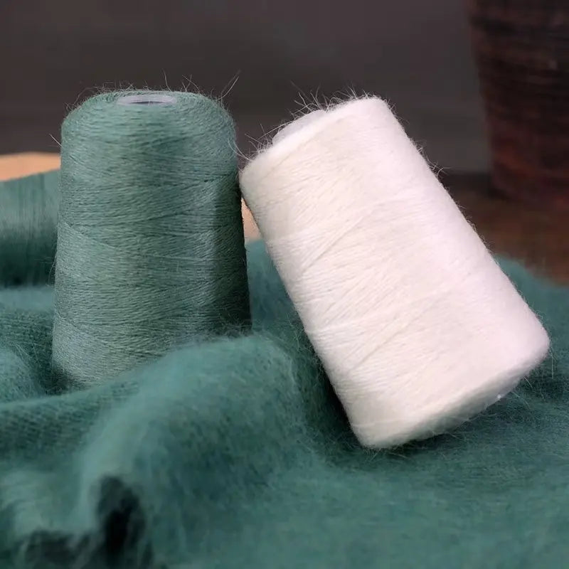 Long Hair Mink Cashmere Yarns Multi Colors Rabbits Mink Yarn