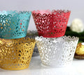 DIY Decoration Lace Decor Birthday Wedding Party Decoration Baby Shower Handmade Cake Laser Cut Cupcake Wrappers