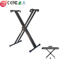 Wholesale Musical Instrument Portable Single X Bracket Adjustable Piano Music Keyboard Stand