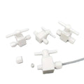 Tetrafluoroplasticy Ball Valve with Ferrule PTFE Valve Y Factory Custom Parts with PTFE Pipe Fittings Check Valve T-shaped Tube