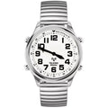 Real Human Voice Talking Watch With Large Numbers and Expandable Strap Self-Setting for Visually Impaired
