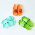 Personalized Rubber Beach PVC Sandal Orange Good Quality Soft Flip-flops Unisex Summer Indoor Home Bathroom slippers Wholesale