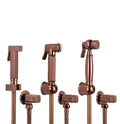 Hand Held Eco-Friendly Modern Design Bidet Sprayer Set Rose Gold Bathroom Hot Cold Toilet Bidet Sprayer