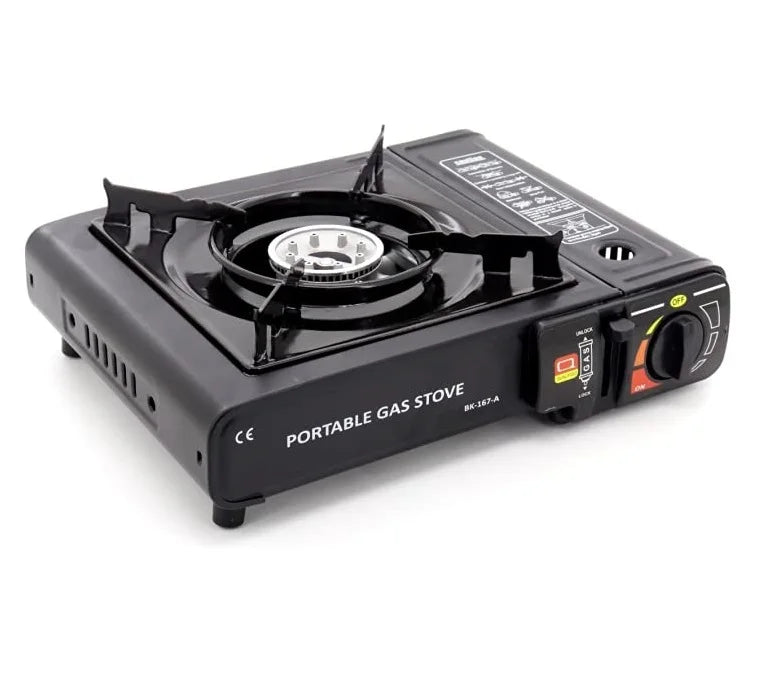 GSD Outdoor Portable Gas Stove for Camping Burning Stove Indoor & Outdoor Kitchen Stove Automatic Ignition burner