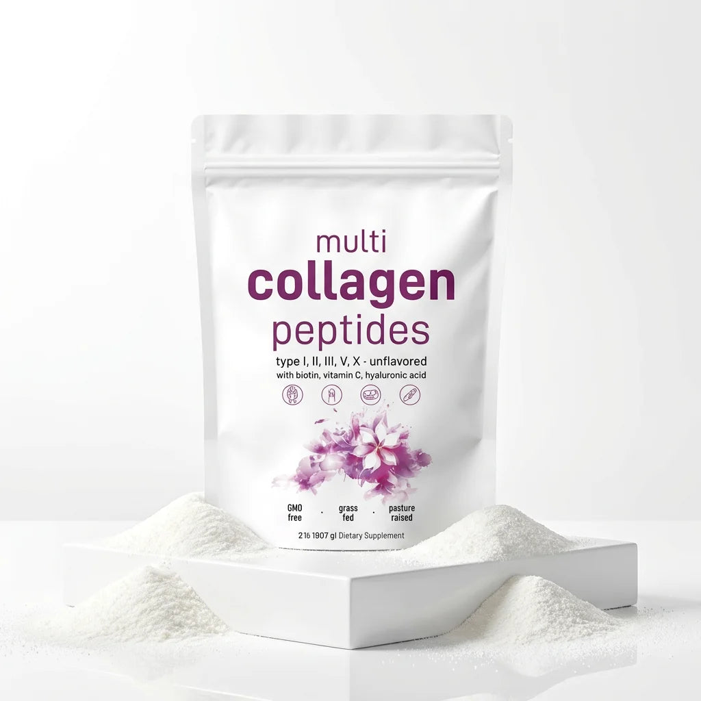 Natural Hydrolyzed Protein Powder Peptides Mixed Type I II III V VI