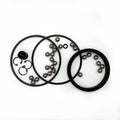 Heat Resistance Black Custom NBR HNBR TripleStep 2" 3" 4" Swivel Joint Repair Kits
