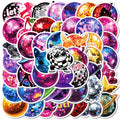 50Pcs Creative Disco Ball Fashion Graffiti Stickers for Girl Wall Bottle Decor Colorful Party Gift Sticker