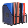 Office Desk Document File Paper Organiser File Holder 4 Compartment Mesh Magazine Holder Rack Stand