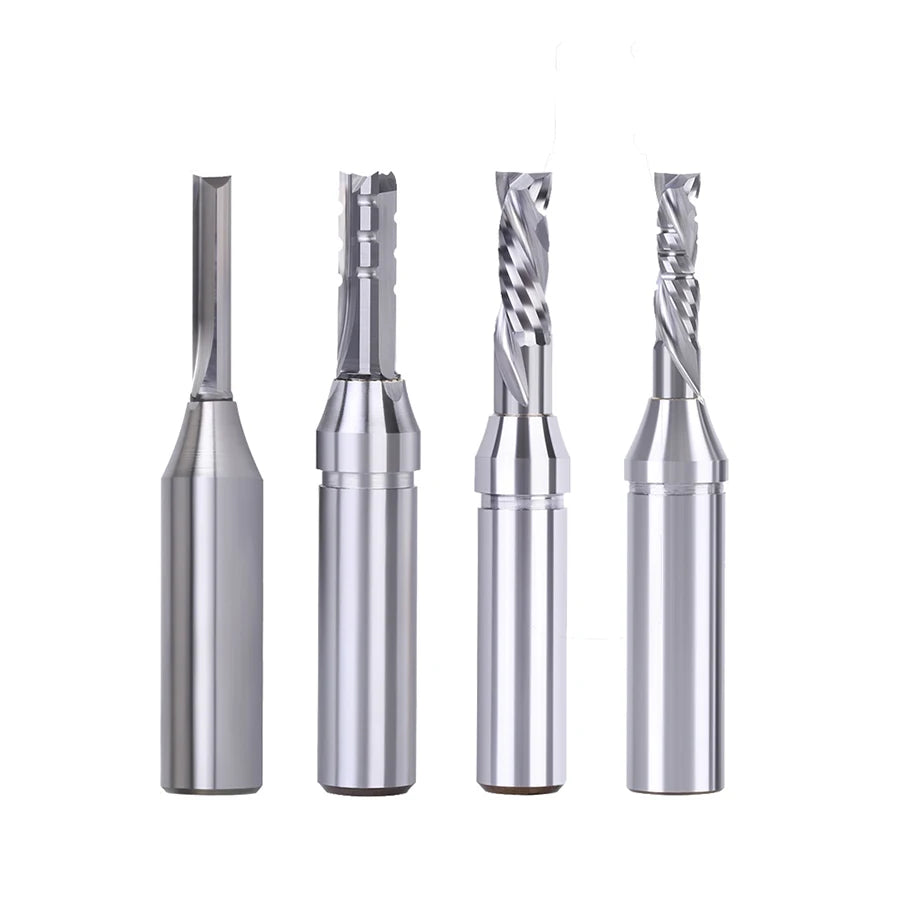 DouRuy TCT Series Carbide Milling Cutter CNC Router Bit Straight Bit for MDF Wood Router Bits 1/2 Shank Wood Cutting Tools
