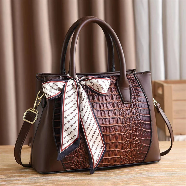 New Fashion Pu Leather Lady Tote Shoulder Bag Trend Korean Messenger Handbag From China