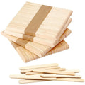Handmade Eco-Friendly Wood Chips Popsicle Sticks and Tongue Depressors Custom Wholesale Tools for Ice Cream Business