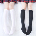 Wholesale Plain White Long Tube Knee Socks Girls Women Thigh High Uniform Socks for School