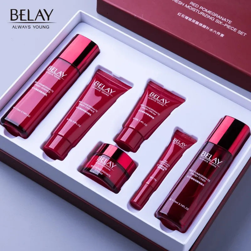 Wholesale Gift Kit Anti Aging Facial Cleaning Natural Ingredient Skin Care Set Lightening Cream