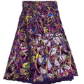 Multi Color Laser Sequin Embroidered Velvet Mesh Fabric With Sequins Velvet Lace Fabric
