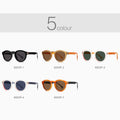 CONCHEN Fashionable Women's Round Frame Sun Glasses Polarized Classic Unisex Sun Glasses Designer Sunglasses for Men