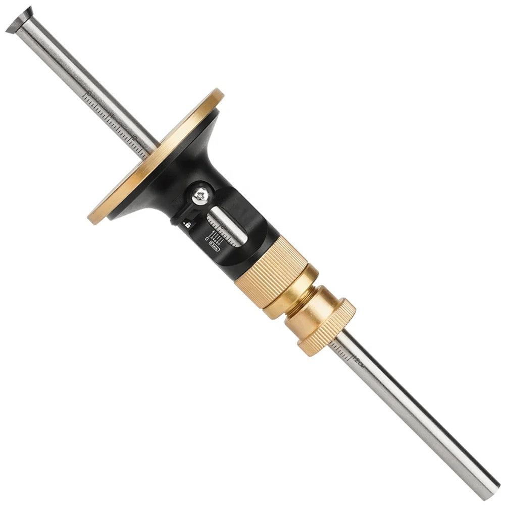 Woodworking Marking Scriber Kit Wood Marking Tools With Graduated Inch & MM Scale / Wheel Marking Gauge