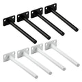 Heavy Duty Hidden T Shape Iron Brackets with Stamping Process for Floating Wood Shelves