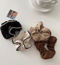 Wholesale Fabric Elastic Band Custom Printed Hair Ties Fabric Scrunchies Cotton for Women