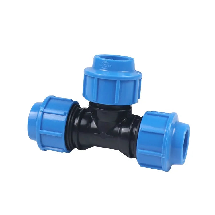 Factory Best Price PP Compression Coupling Fittings for HDPE PVC Pipe Connection Pn16 for Water Supply
