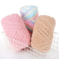 Best Polyester Roving Chunky Velvet Fancy Hand Knitting Yarn on Stock