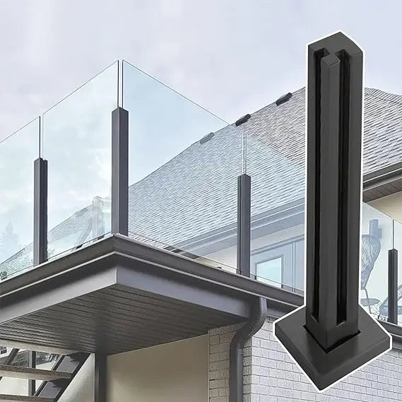 YL METAL Factory Direct Sale Tempered Glass Balustrade Railing Fence for Outdoor