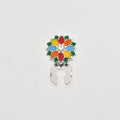 JFRB126 Colorful Elegant Button Cover Elegant  Cufflinks Fashion Jewelry Button Covers For Women Shirts