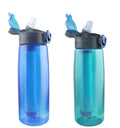 2026 Best Selling Outdoor Portable Water Filtration Alkaline Purifier Bottle With Straw