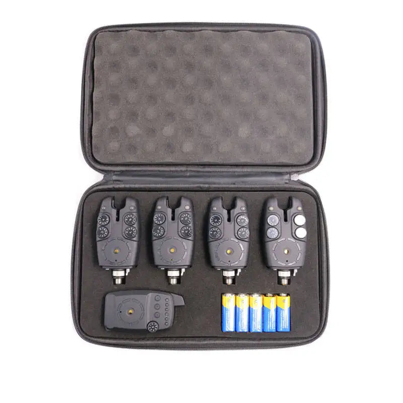 JZH-RF1988plus(4+1) Set Wireless Remote Carp Fishing Bite Alarm with Good Quality in 2022