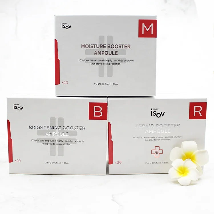 Korean ISOV Facial Moisturizing Serum Damaged Skin Repair Essence Brightening Booster Ampoule