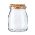 Wholesale 100ml 150ml 200ml Empty clear Glass Pudding Jars with Cork
