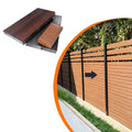 Aluminum Fence for Villa Garden Privacy Grille for Single Door Custom-made Guardrail for Villa Garden Wholesale Manufacturer
