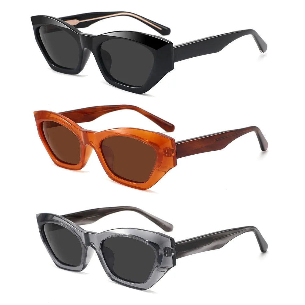 Fashion Luxury Acetate Temple High Quality Sunglasses TR90 Luxury Women Trendy Polarized Sun Glasses