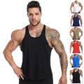 100%cotton Men's Tank Tops Fitness Active Sports Clothing Custom Logo Stringer for Men