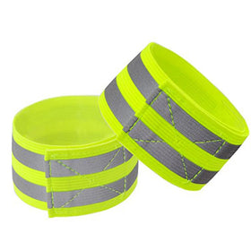 Adjustable Custom Reflective Gear Armband Belt Webbing Loop Strap Safety Tape Sport Bike Cycling Running Reflective Wristband