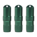 CNC Machined Aluminum Anodised Waterproof Survival Capsules EDC Pill Match Case Container for Emergency Supply Kits