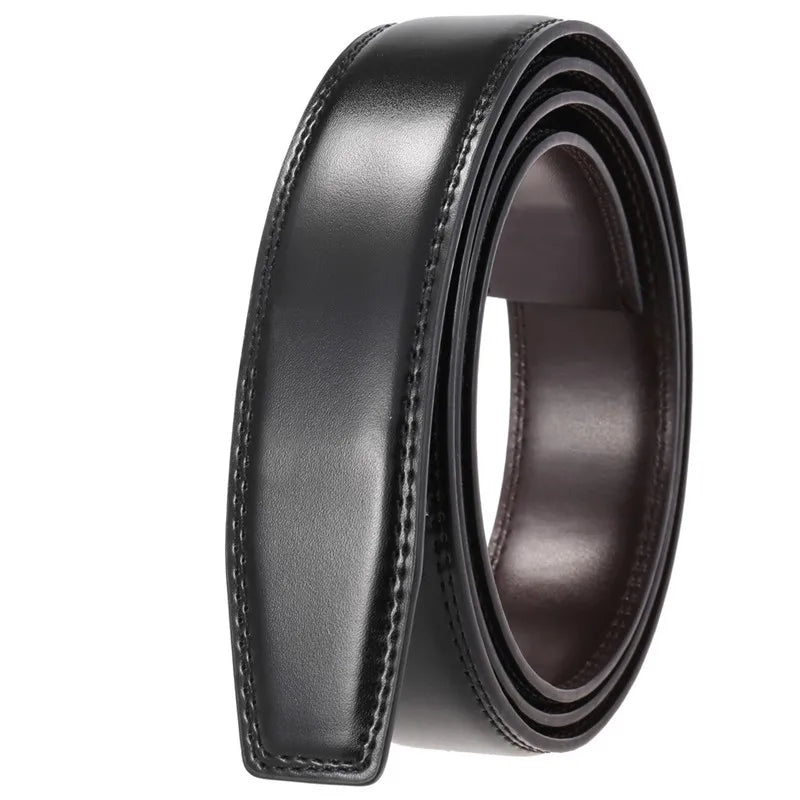 LQbelt Genuine Leather Belt Strap Automatic Buckle Belt Wholesale Belts for Men Without Buckle Factory