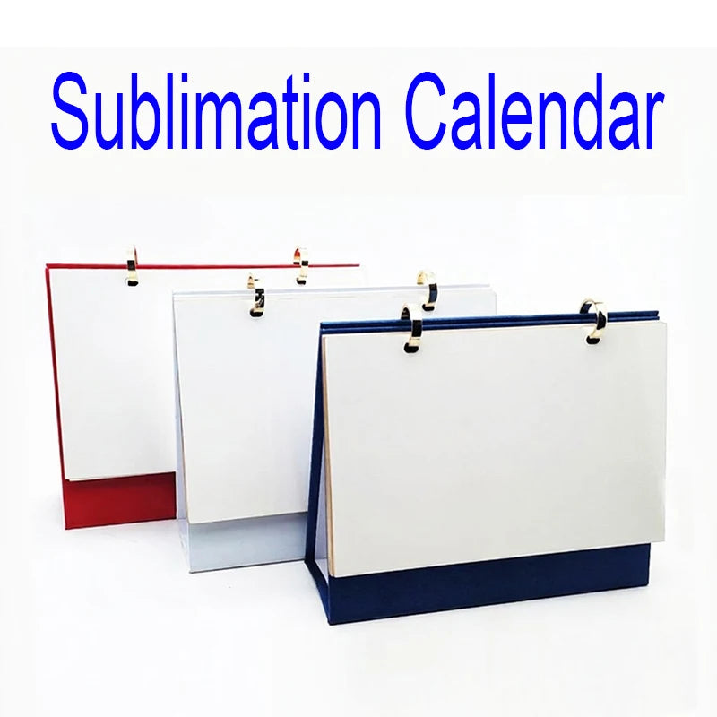 2021 Hot Selling Cheap Personalized Customized Table Calendar Sublimation Calendar Heat Press Printing Calendar